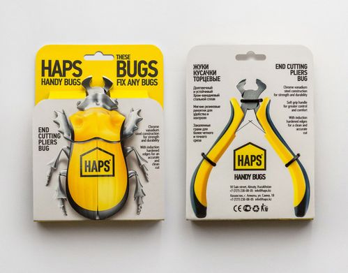 昆虫造型包装与产品让冰冷的五金工具变得鲜活生动和可爱